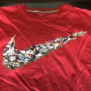 Rare Red ▪️ Nike Swoosh Bring The Heat T shirt ▪ M